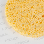 Спонж круглый 1-TOUCH d7,5см целлюлоза пористая структура, 10шт