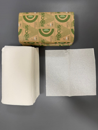 Полотенца бумажные V-сложения, 1 слой (Комфорт),  250шт/уп